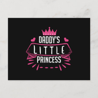 Daddys kleine Prinzessin Postkarte