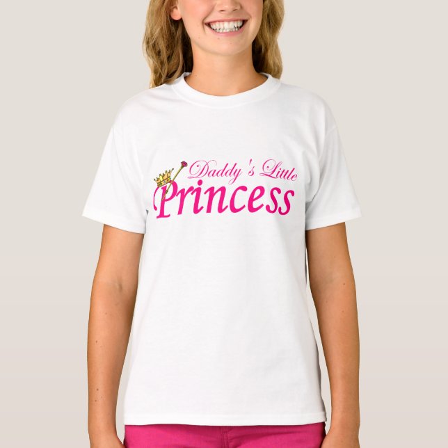 Daddys kleine Prinzessin T-Shirt (Vorderseite)