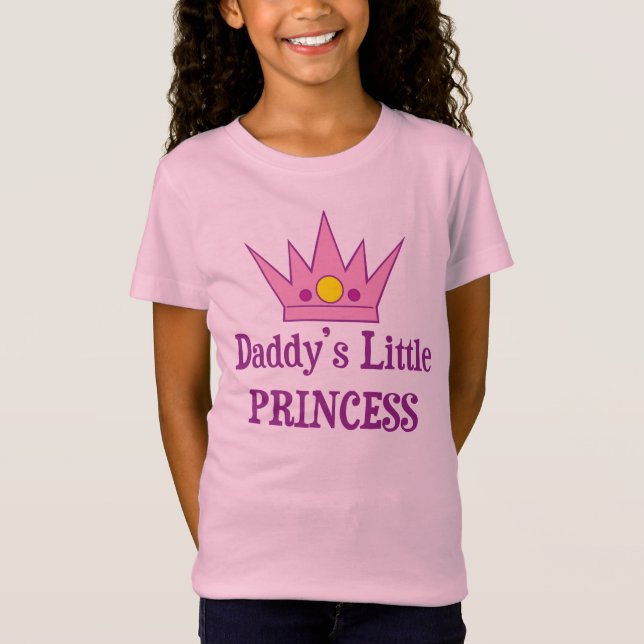 Daddys kleine Prinzessin T-Shirt (Vorderseite)
