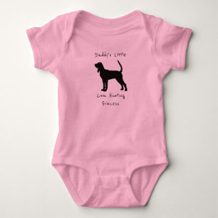 Daddys kleine Waschbärjagdprinzessin Baby Strampler