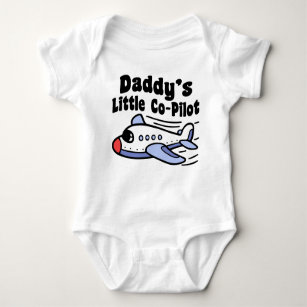 Daddys kleiner Co-Pilot Baby Strampler