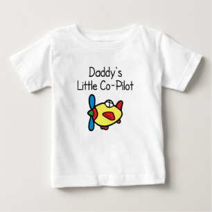 Daddys kleiner Co-Pilot Baby T-shirt