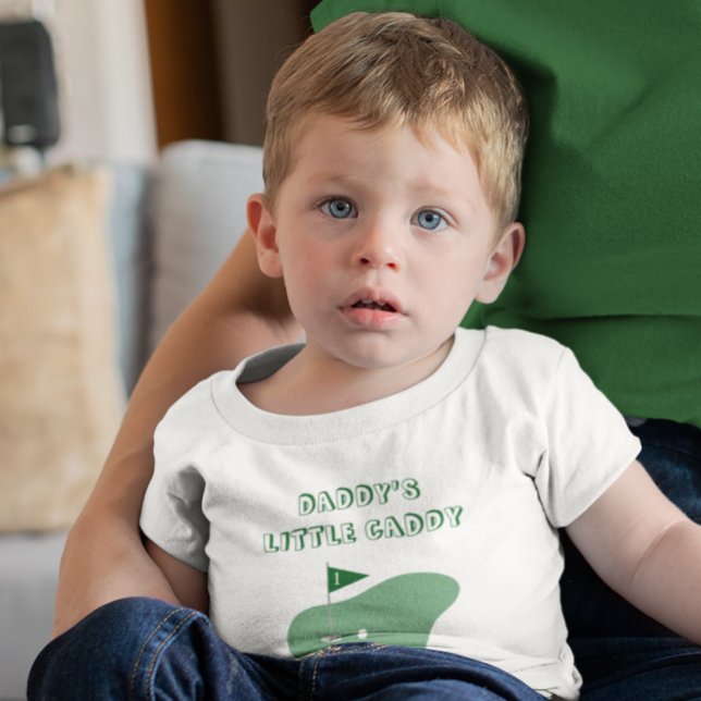 Daddys kleiner Golfjunge Caddy Baby T-shirt (Von Creator hochgeladen)