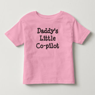 Daddys kleiner Kopilot (Mädchen) Kleinkind T-shirt
