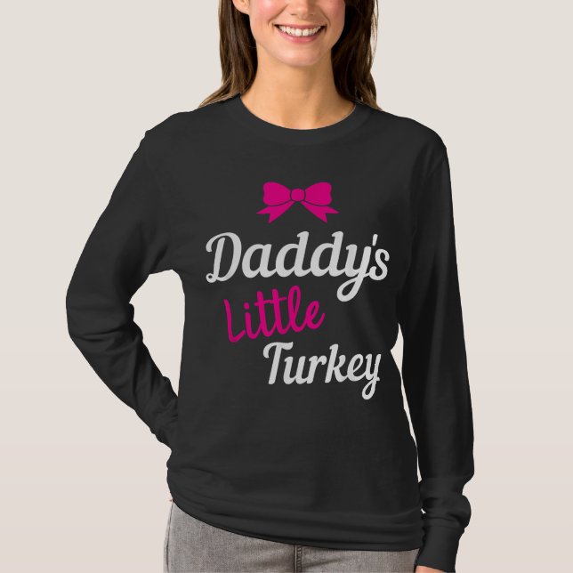 Daddys kleiner türkischer Erntedank für Tochter Gi T-Shirt (Vorderseite)
