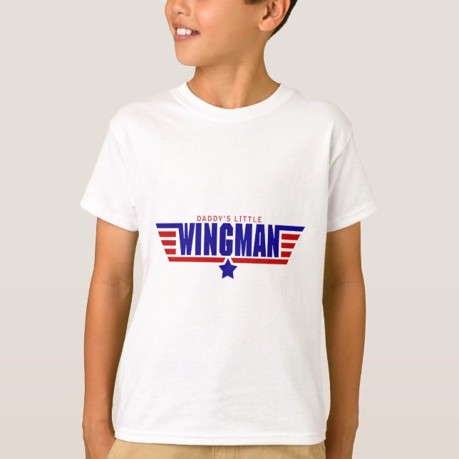 Daddys kleiner Wingman T-Shirt (Vorderseite)