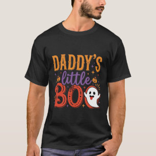 Daddys kleines Boo Halloween-Geister-Design T-Shirt