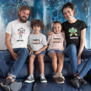 Daddys kleines Monster Süßes Halloween Kleinkind T-shirt