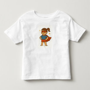 Daddys kleines Superhelden-Mädchen – Süßes Cartoon Kleinkind T-shirt