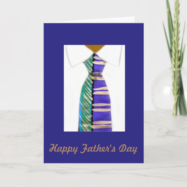"Daddy's Krawatte" Card von Alicia L. McDaniel Karte (Vorderseite)