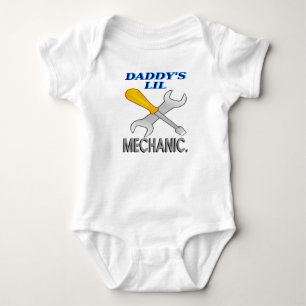 Daddy's Lil Mechanic Baby Strampler