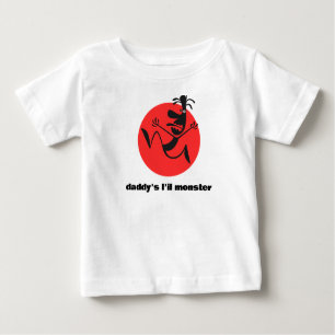 "Daddy's l'il monster" Baby T-shirt