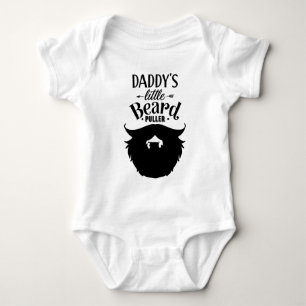 Daddy's Little Beard Puller Baby Strampler