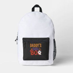 Daddy's Little Boo Halloween-Geisterdesign Bedruckter Rucksack