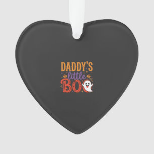Daddy's Little Boo Halloween-Geisterdesign Ornament