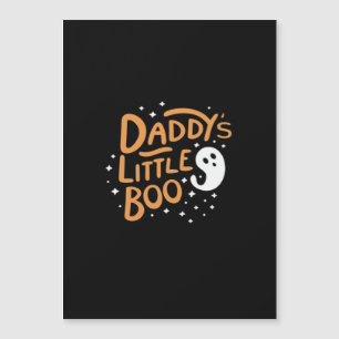 Daddy's Little Boo, Happy Halloween Magnetkarte
