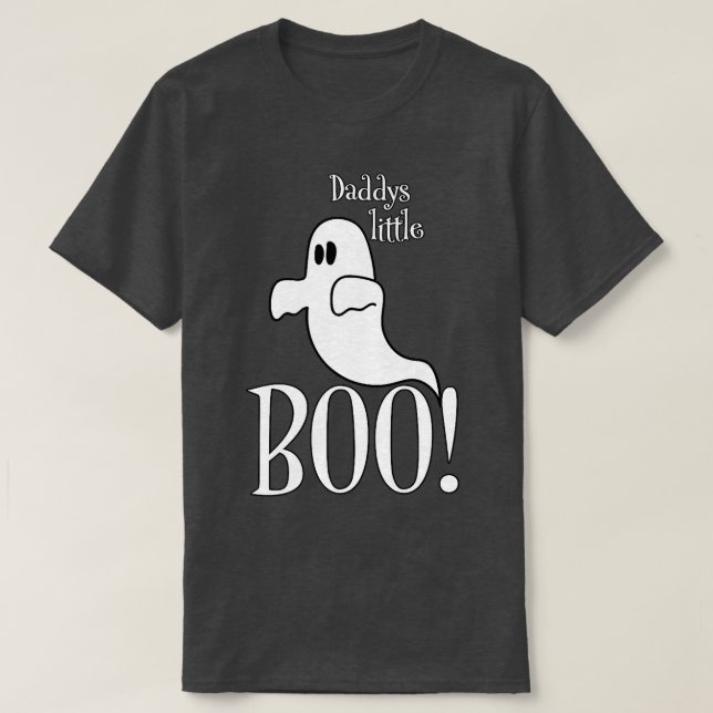 Daddys Little Boo Niedlich Trending Father Daughte T-Shirt (Design vorne)