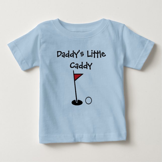 "Daddy's Little Caddy" Baby Shirt (Vorderseite)
