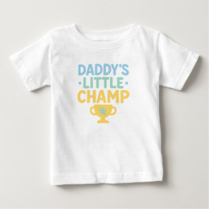 Daddy's Little Champ - Niedliches Kinderdesign mit Baby T-shirt