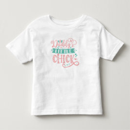 Daddys Little Chick Niedlich Girly Ostern Kleinkind T-shirt