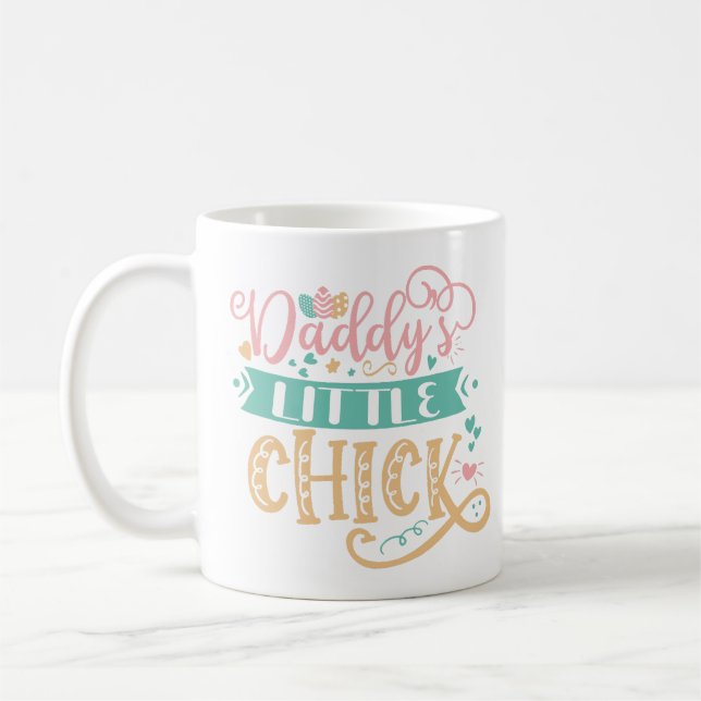Daddy's Little Chick Oster Kaffeetasse (Links)