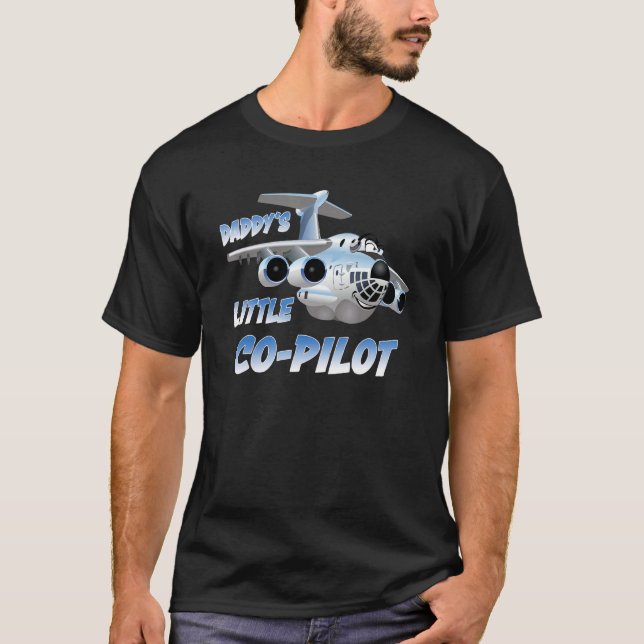 Daddy's Little Co Pilot T-Shirt (Vorderseite)