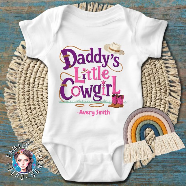 Daddy's Little Cowgirl Baby Strampler (Von Creator hochgeladen)