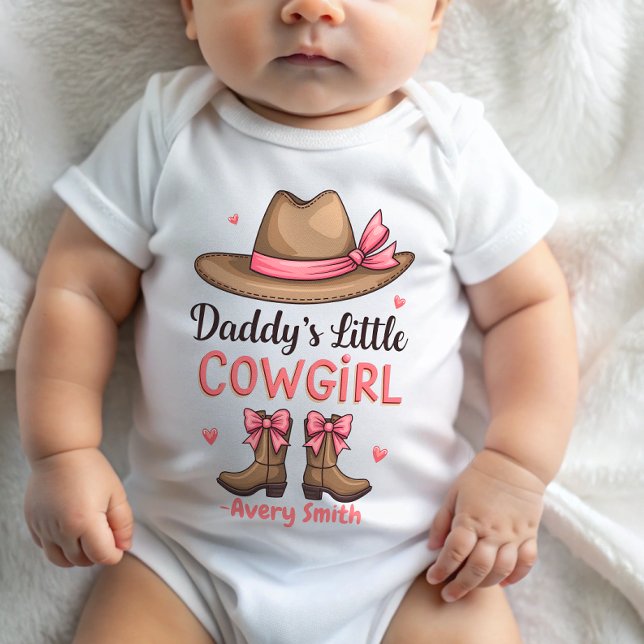 Daddy's Little Cowgirl Baby Strampler (Von Creator hochgeladen)