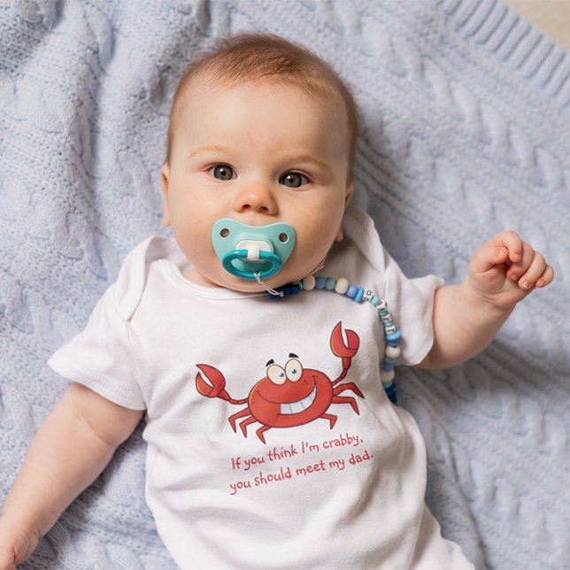 Daddy's Little Crab Baby Strampler (Daddy's Little Crab)