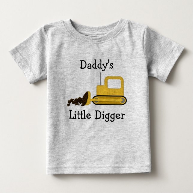 Daddy's Little Digger Shirt (Vorderseite)