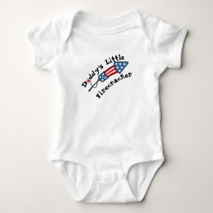 Daddy's Little Firecracker Baby Strampler