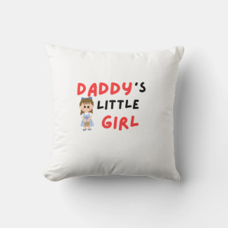 "Daddy's Little Girl - Adorable Throw Kissen" Kissen