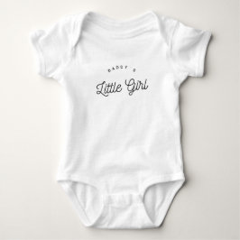 Daddy's Little Girl Baby Outfit, Bio Outfit Strampler