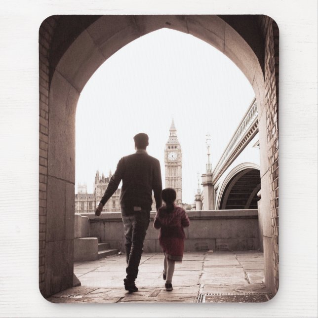Daddy's Little Girl - Big Ben - London - Mousepad (Vorne)