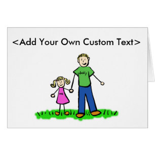 Daddy's Little Girl Card (Blond)