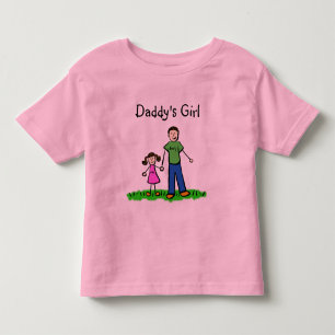 Daddy's Little Girl Family Custom T - Shirt