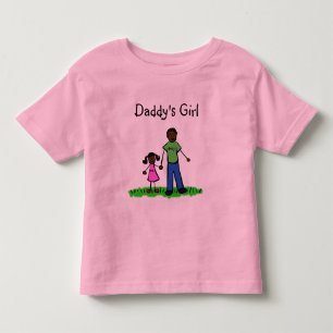 Daddy's Little Girl Family Custom T - Shirt