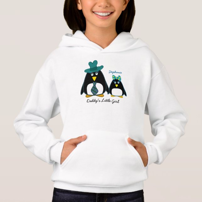 Daddy's Little Girl Individuelle Name Christmas Ho Hoodie (Vorderseite)