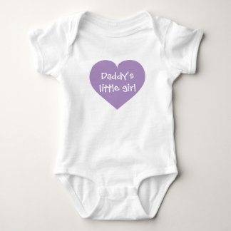 Daddy's Little Girl Lavendel Baby Strampler