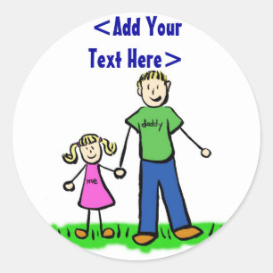 Daddy's Little Girl Sticker (Blond)