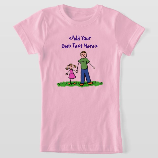 Daddy's Little Girl T - Shirt (Blond) (Ablage )