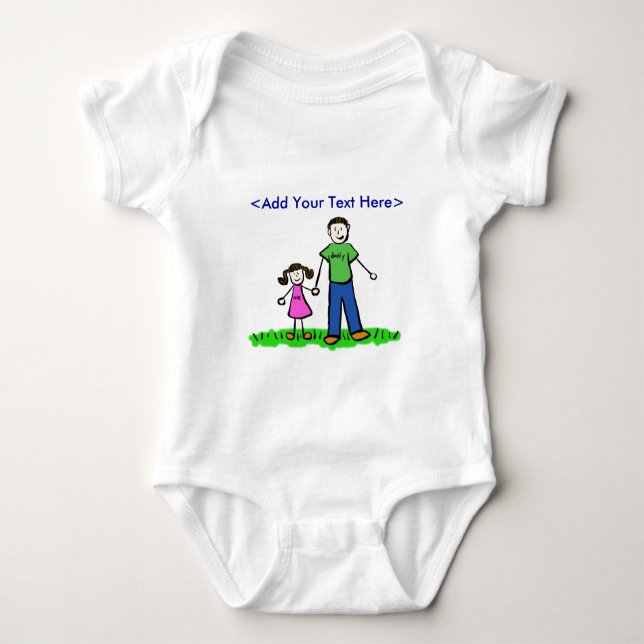 Daddy's Little Girl T - Shirt (Brünett) (Vorderseite)