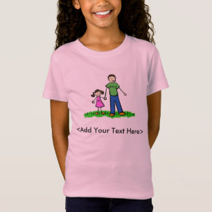 Daddy's Little Girl T - Shirt (Brünett)