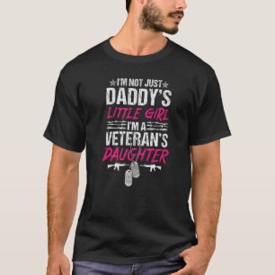 Daddys Little Girl Veteran Vater Veteran Day T-Shirt