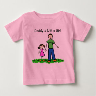 Daddy's Little Girl Zeichnend T - Shirt (Anpassen)