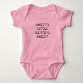 Daddy's Little Hunting Buddy Baby Jumpsuit Strampler