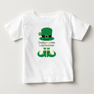 Daddy's Little Leprechaun Personalisiert Baby T-shirt