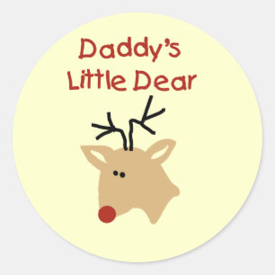 Daddy's Little Lieber Tshirts und Geschenke Runder Aufkleber
