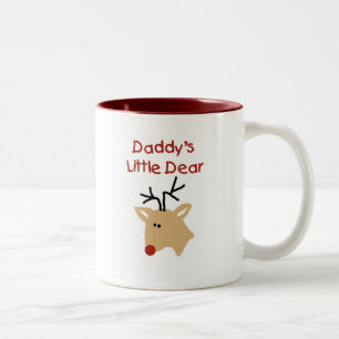 Daddy's Little Lieber Tshirts und Geschenke Zweifarbige Tasse
