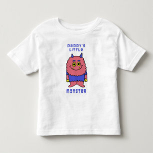 Daddy's Little Monster Kleinkind T-shirt